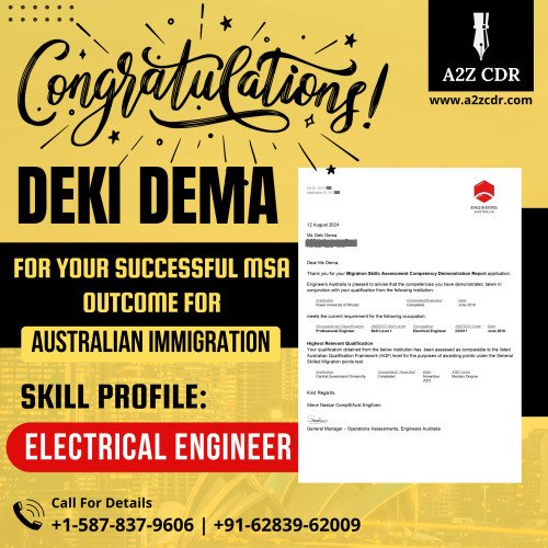 Congratulation Deki Dema